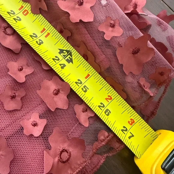 NWT Anthropologie eva Franco Appliqué Halter Top - Wine Red - Size Medium - Picture 7 of 7